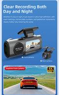 Sentinel 4K Ultra HD — Dual Dash Cam with GPS & Night Vision Automotive Must