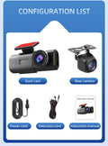 Sentinel 4K Ultra HD — Dual Dash Cam with GPS & Night Vision Automotive Must