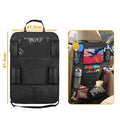 Leather Multi-Pocket Car Seat Storage Box