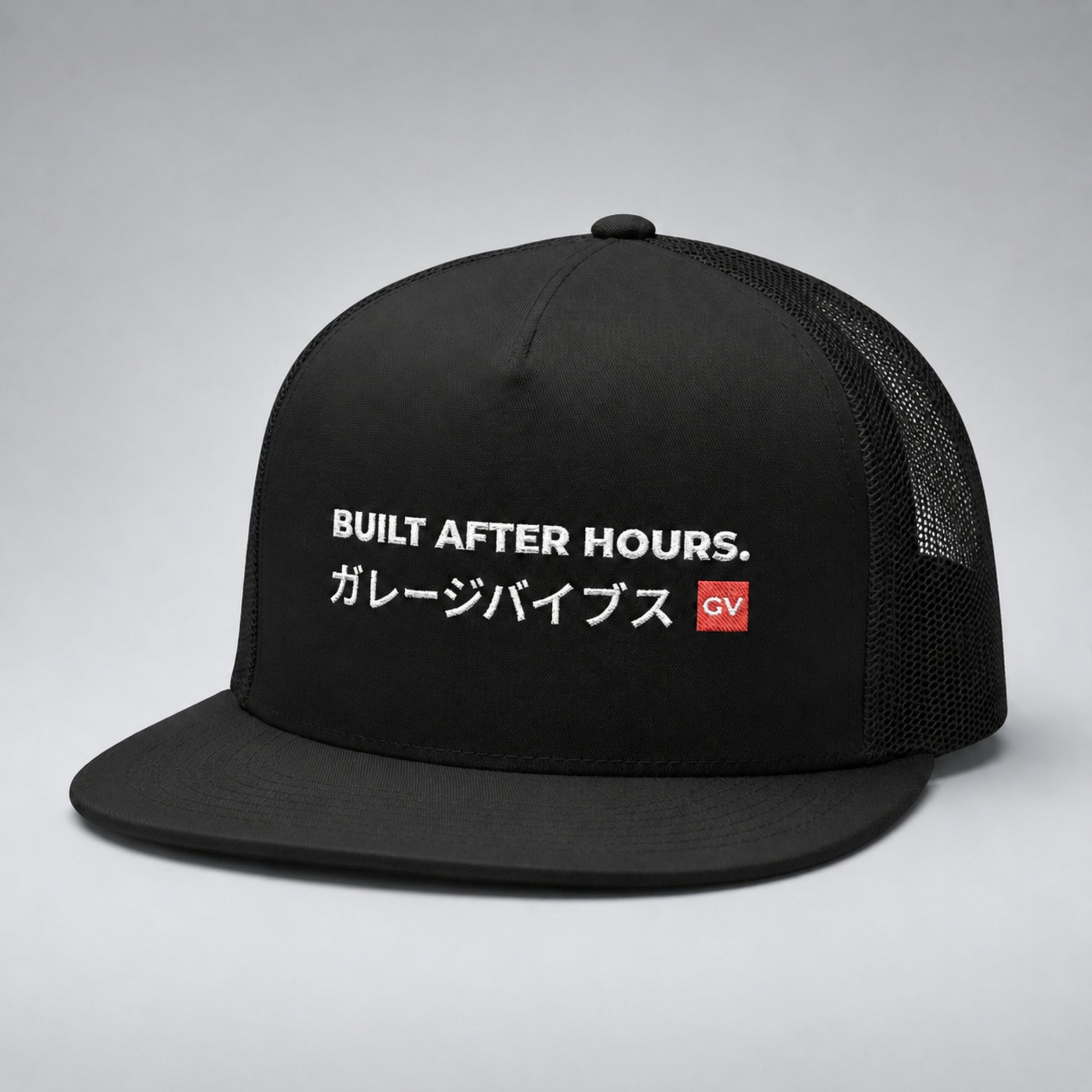The Motto Cap — Embroidered Trucker | Garage Vibes Printify
