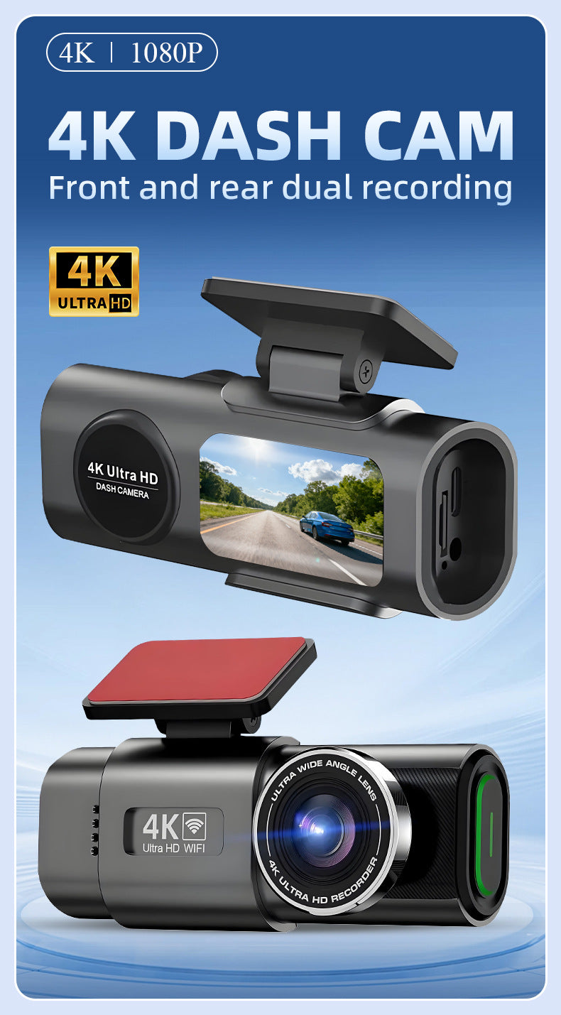 Sentinel 4K Ultra HD — Dual Dash Cam with GPS & Night Vision Automotive Must
