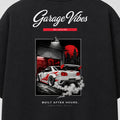 Midnight Shift — Oversized Graphic Tee | Garage Vibes Printify