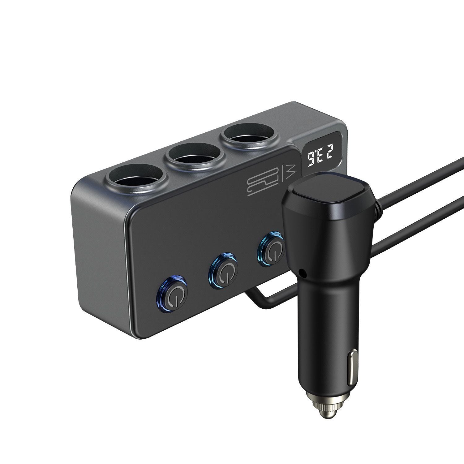 Car Cigarette Lighter Charger with 3USB Ports PD Fast Charge Automotive Must