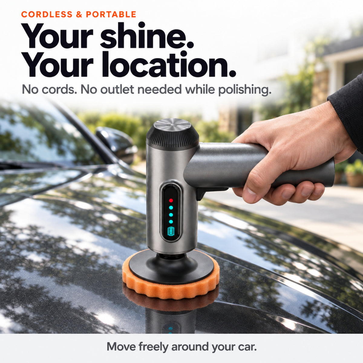 ShinePro™ | Cordless Car Waxer & Polishing Kit Automotive Must