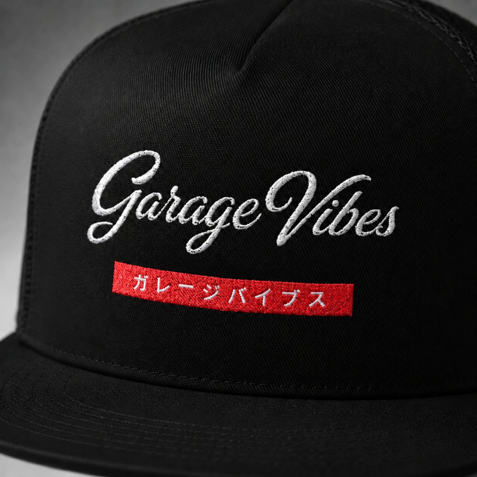 The Signature Cap — Embroidered Trucker | Garage Vibes Printify