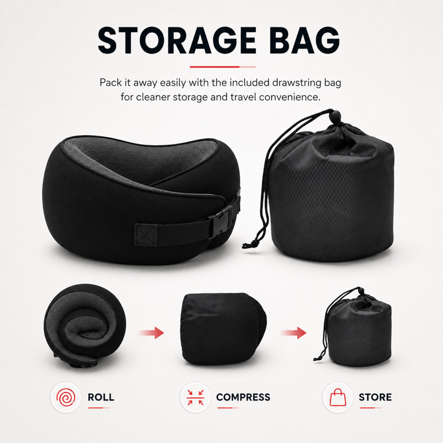 TravelCradle™ – Premium Travel Pillow Automotive Must
