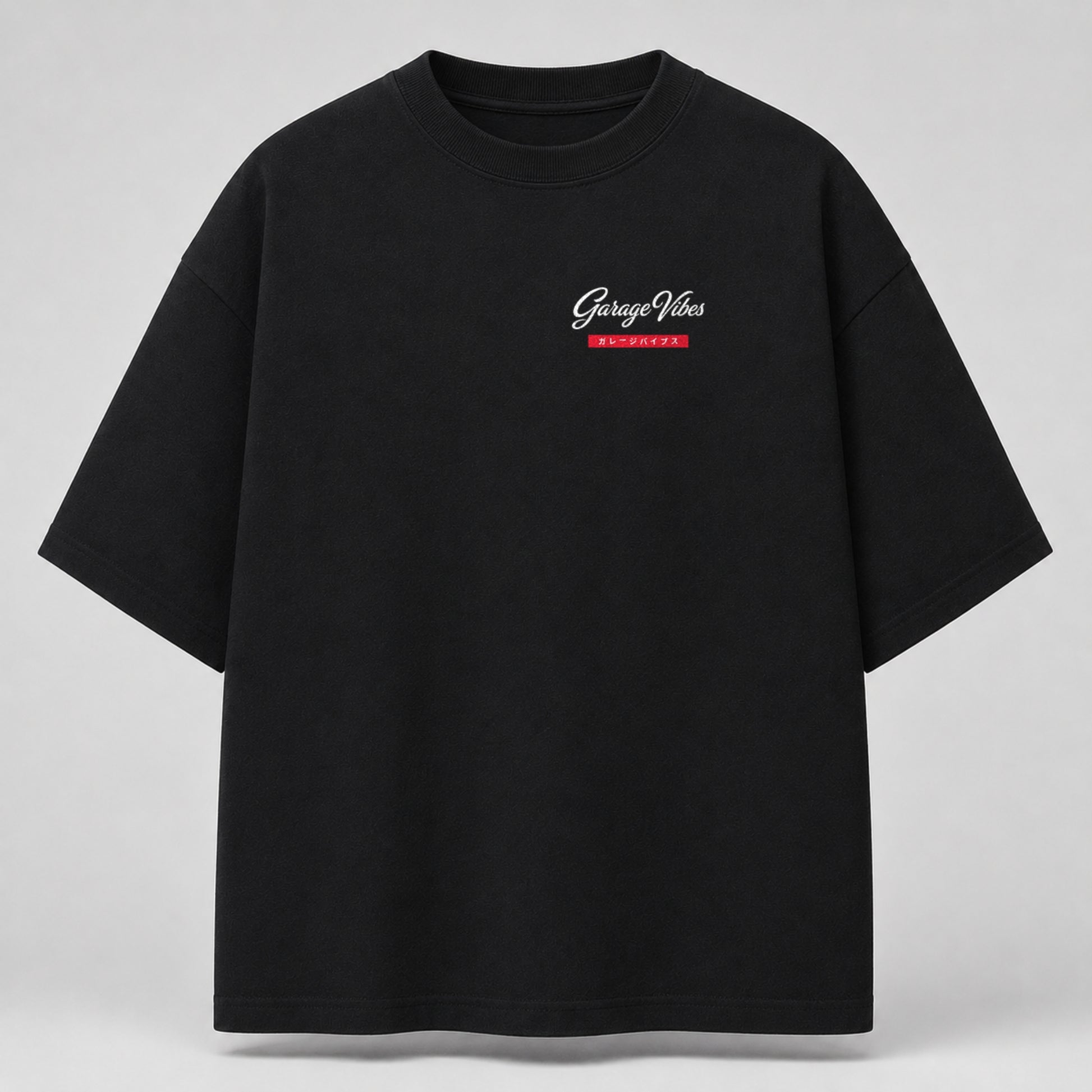 Midnight Shift — Oversized Graphic Tee | Garage Vibes Printify