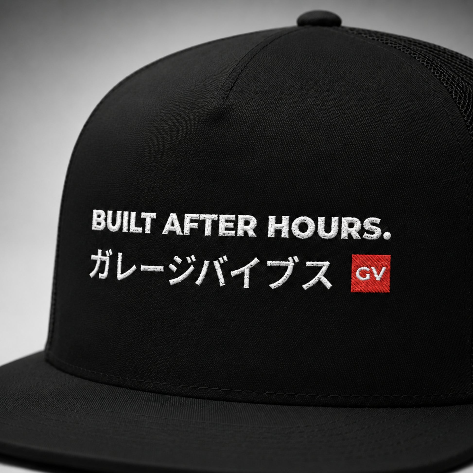 The Motto Cap — Embroidered Trucker | Garage Vibes Printify