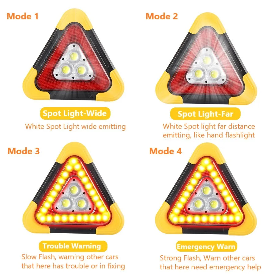 Emergency Warning Road Safety Triangle Kit