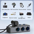 PowerHub Pro 8-in-1 — 120W Smart Car Power Adapter with USB-C PD & DC Sockets Automotive Must