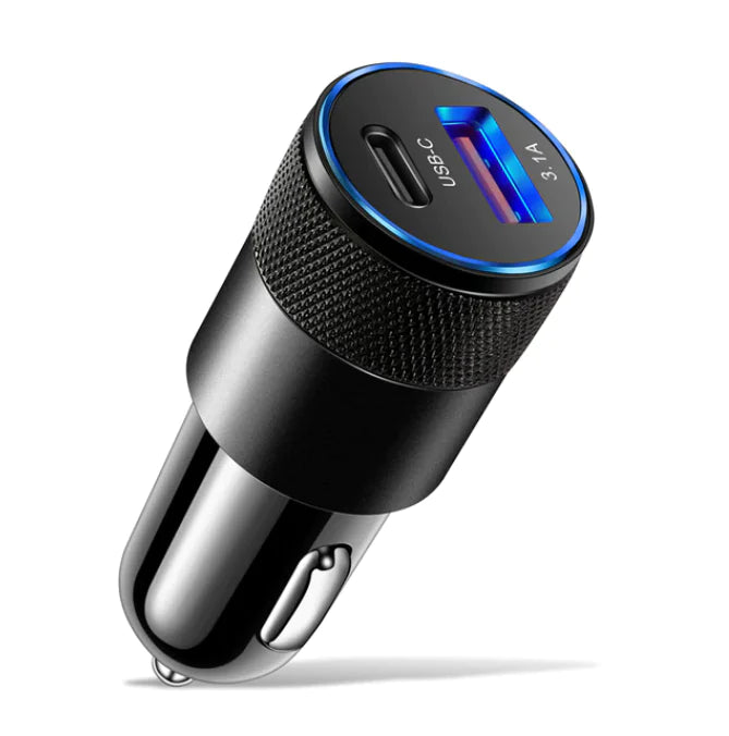 Olaf 68W Metal Alloy Adapter USB Car Charger