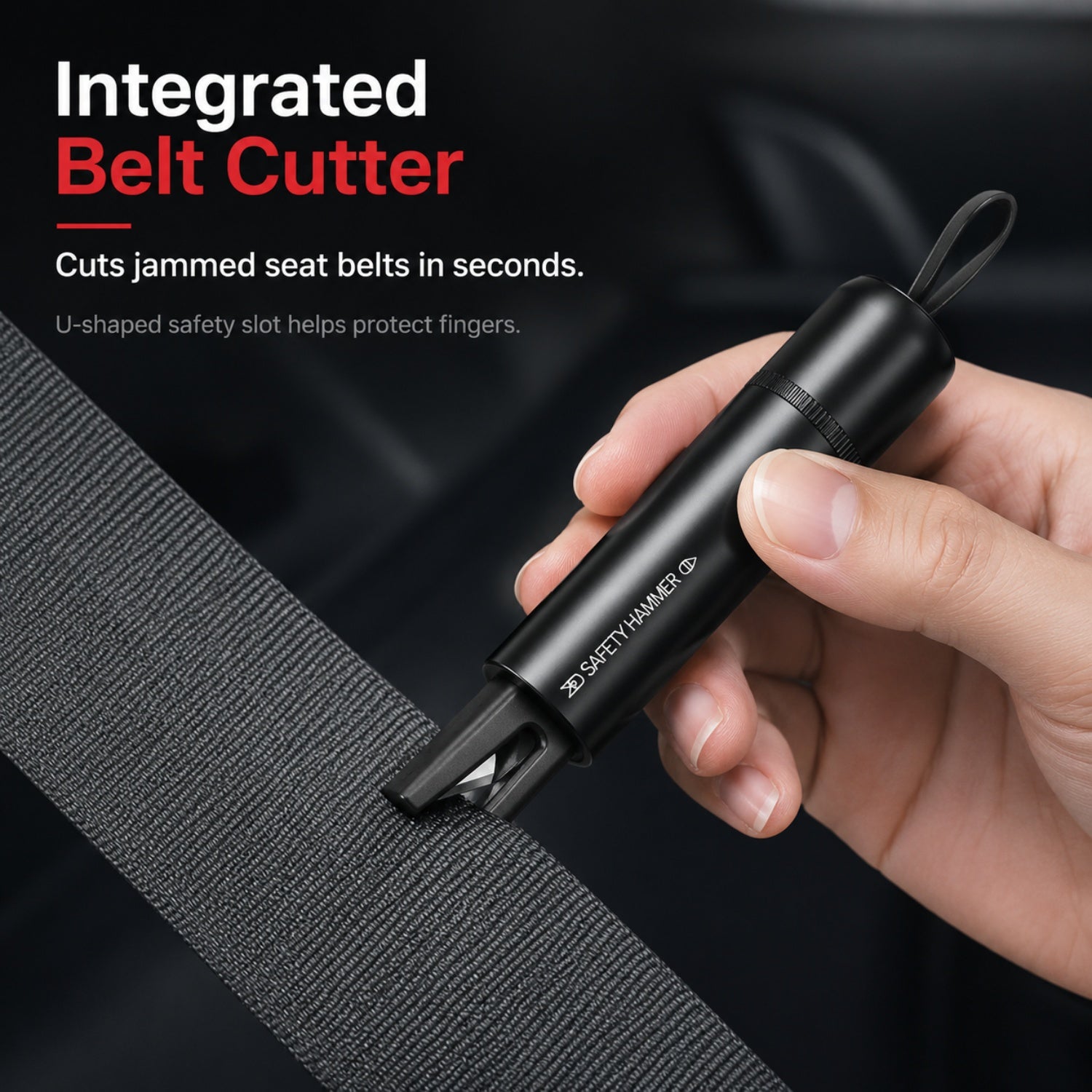 Car aluminum alloy window breaker safety hammer Automotive Must