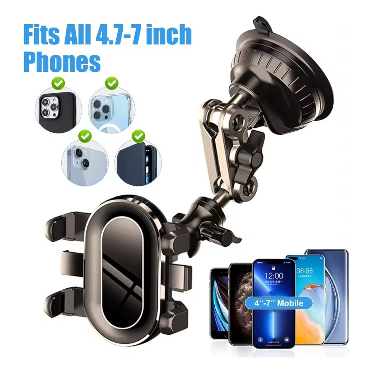 MountPro 360 — Universal Car Phone Holder & Windshield Mount Automotive Must