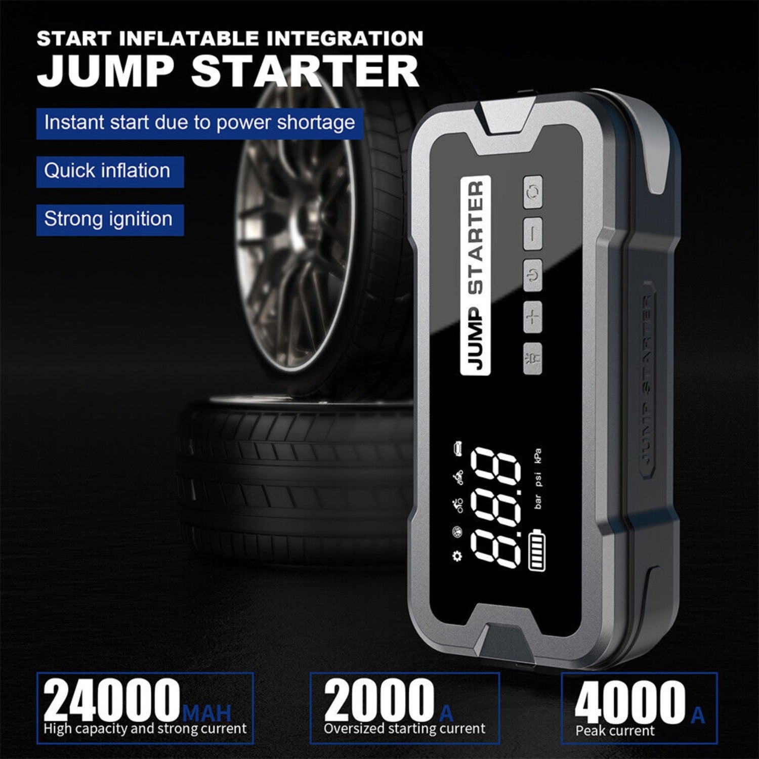 PowerBoost X4™ | 4-in-1 Jump Starter & Air Compressor Automotive Must