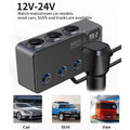 PowerHub Pro 8-in-1 — 120W Smart Car Power Adapter with USB-C PD & DC Sockets Automotive Must