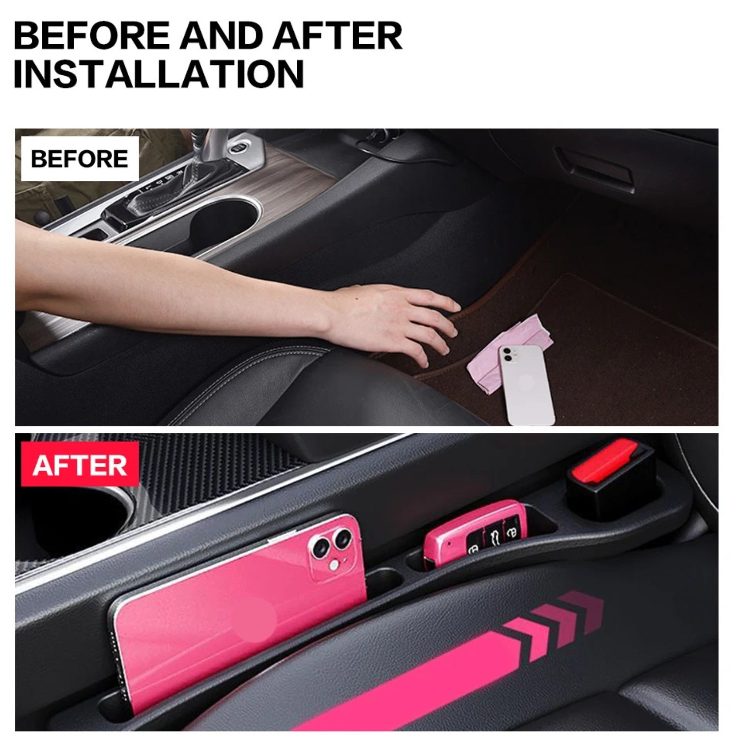 GapVault — Car Seat Gap Filler & Console Organizer AutomotiveMust