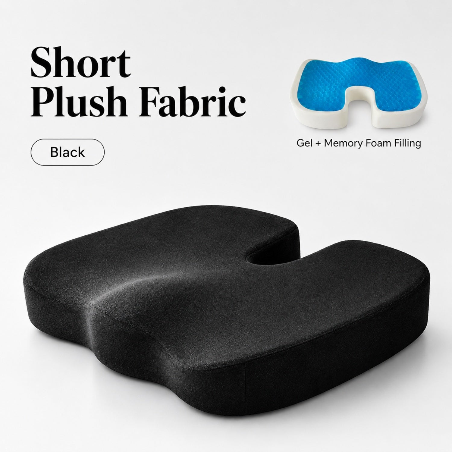 AutoComfort™ — Memory Foam Coccyx Seat Cushion Automotive Must