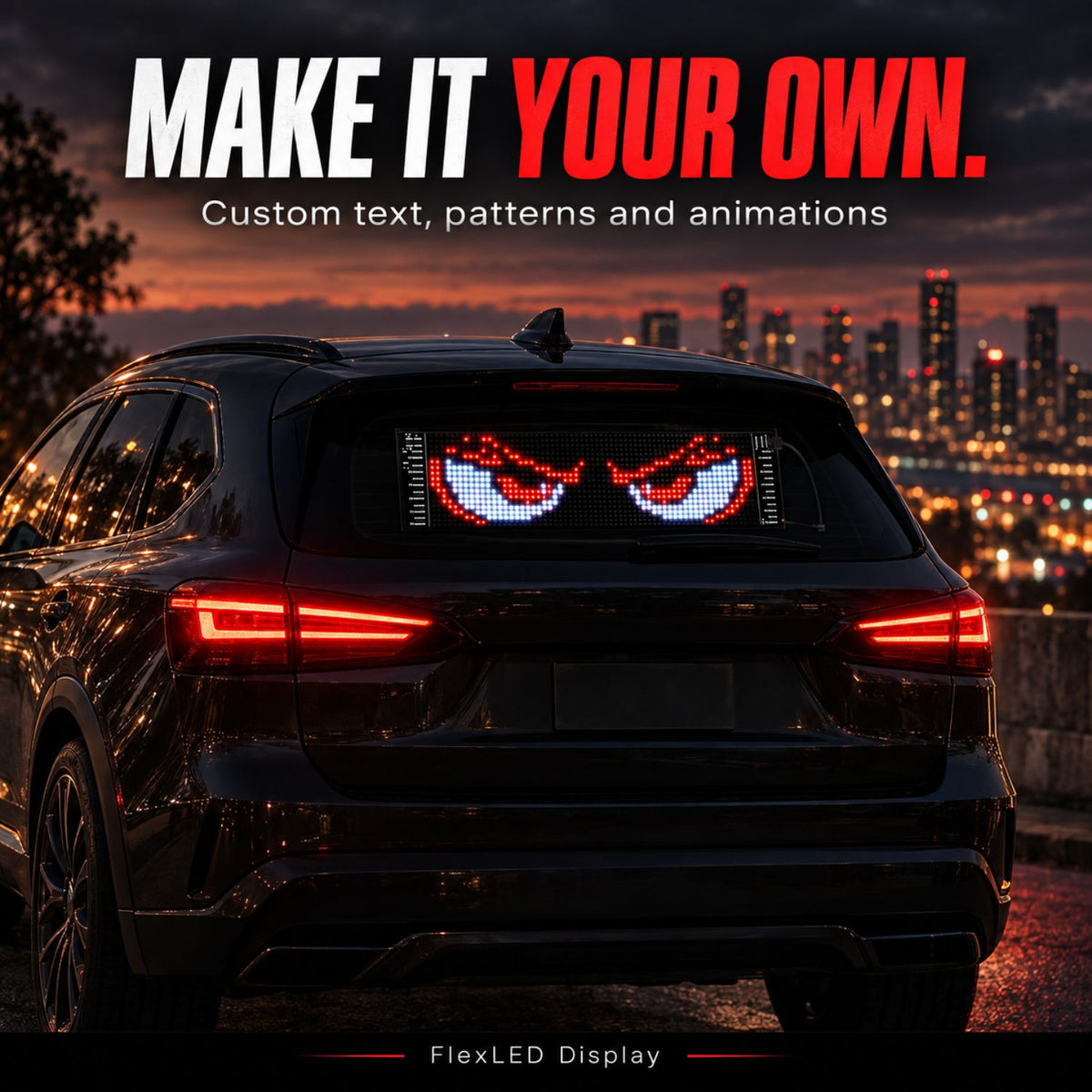 FlexLED Display™ | Customizable Scrolling Indicator Automotive Must
