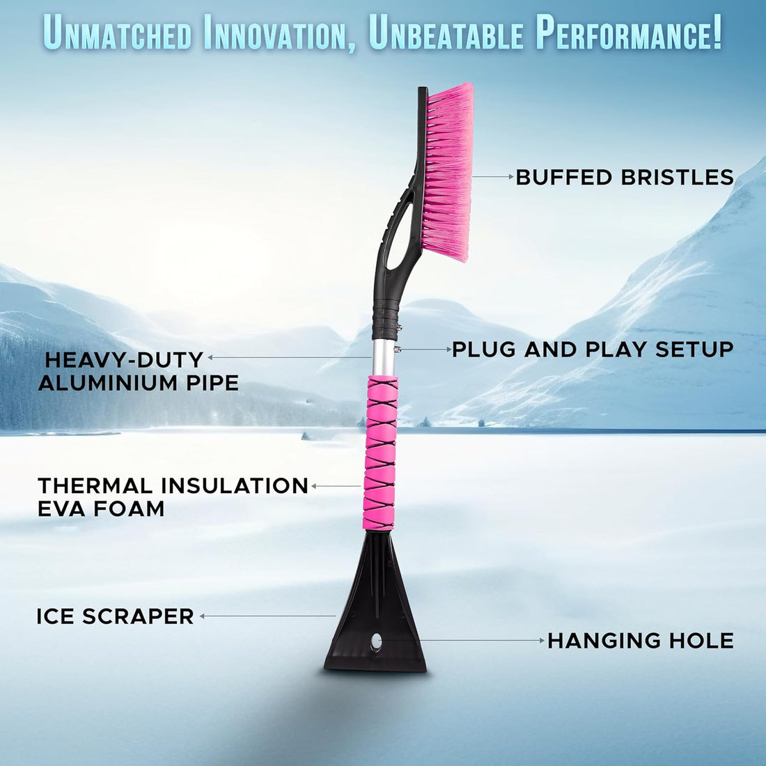 Blizzard Guard Snow Brush & Ice Scraper