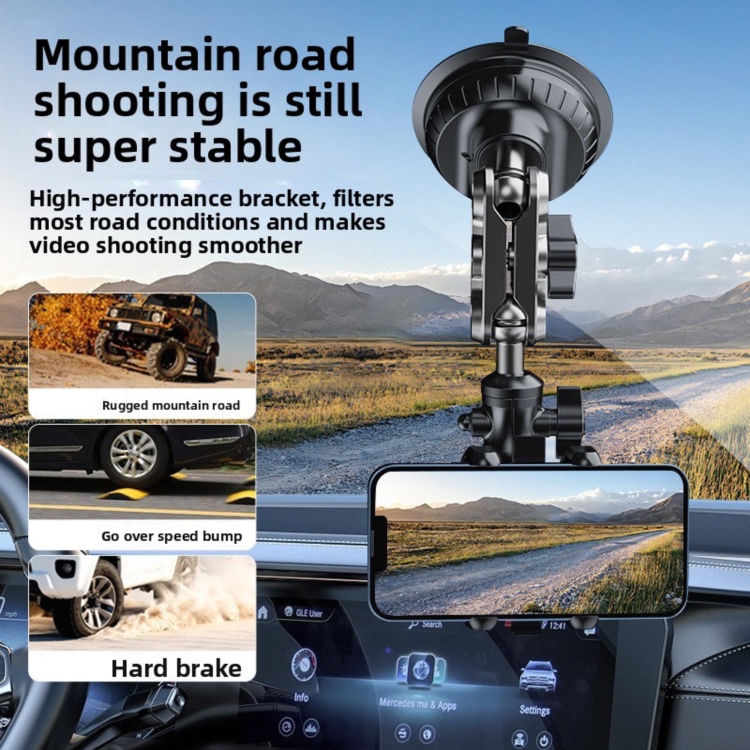 MountPro 360 — Universal Car Phone Holder & Windshield Mount Automotive Must