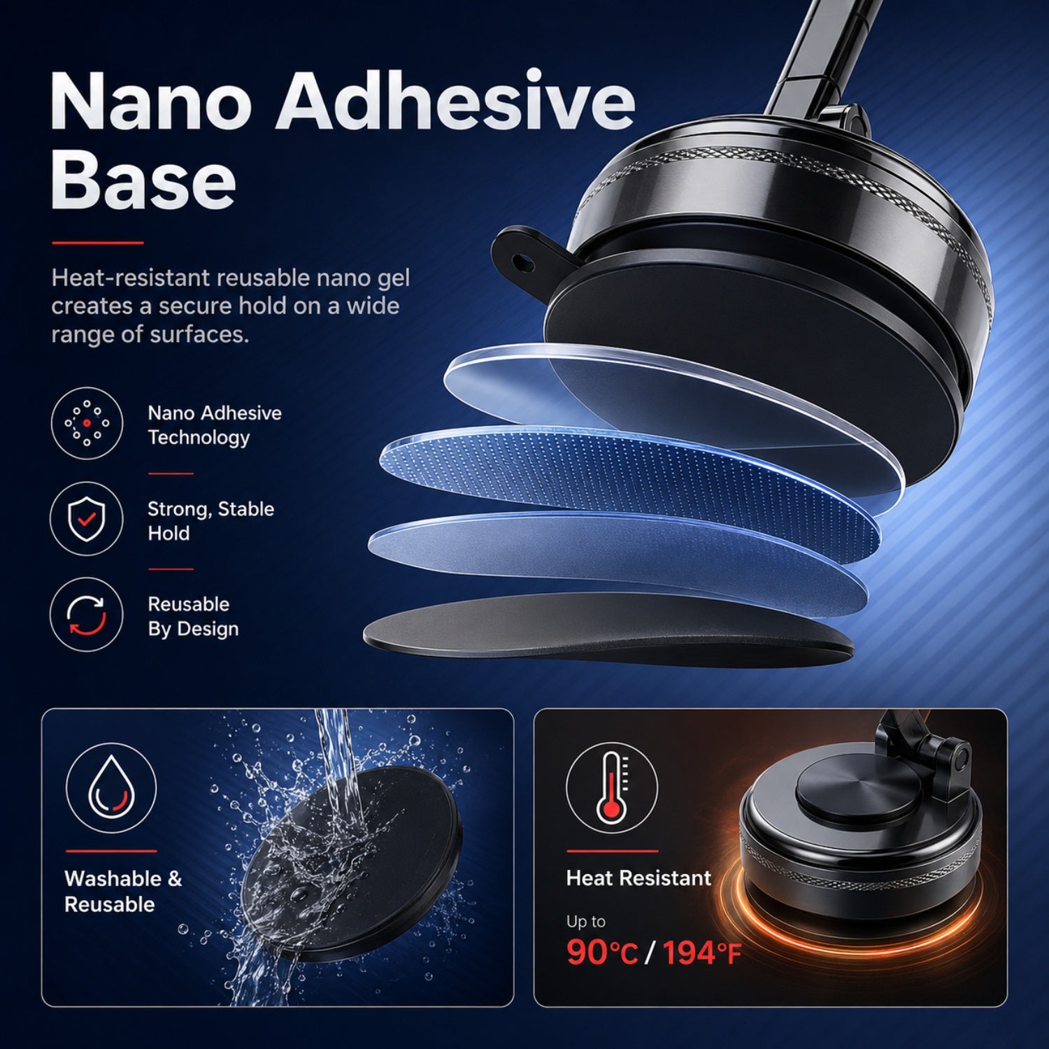 All Metal Vacuum Magnetic Car Phone Holder Automotive Must