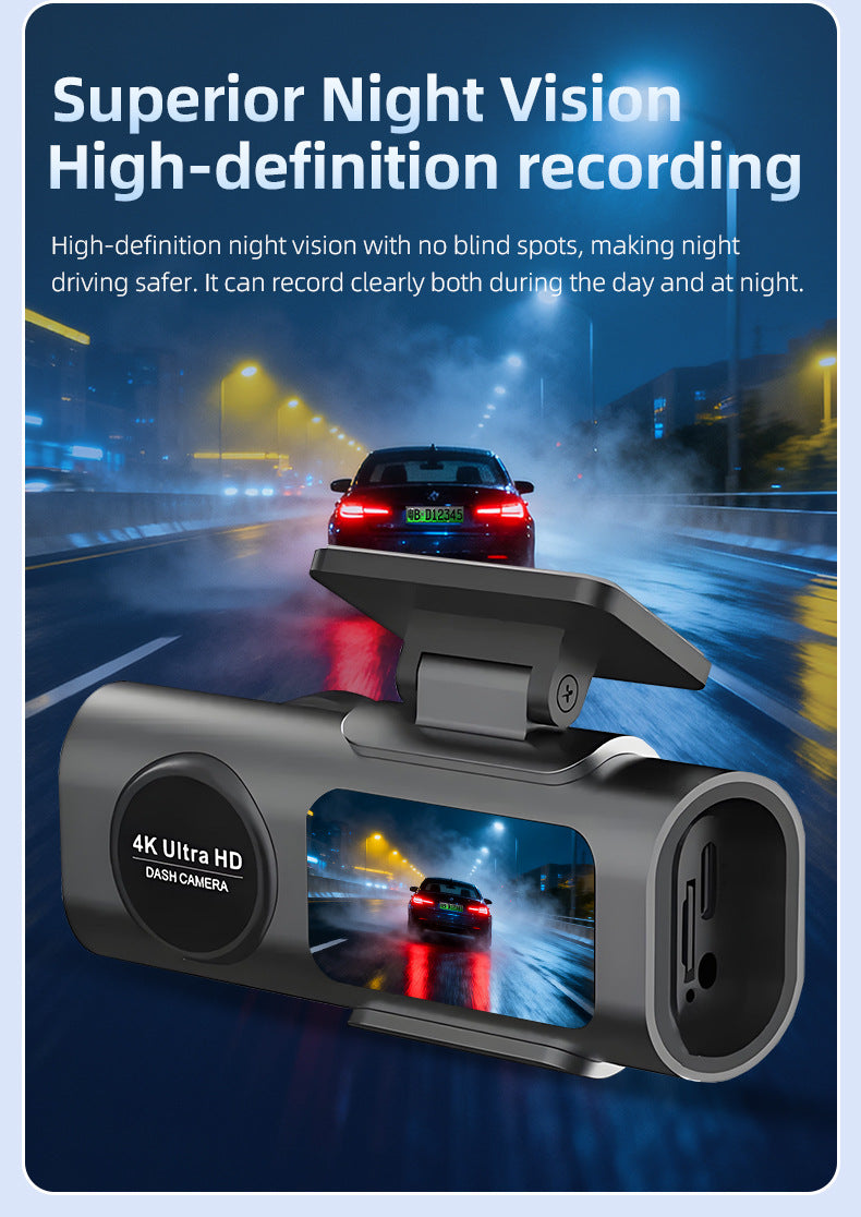 Sentinel 4K Ultra HD — Dual Dash Cam with GPS & Night Vision Automotive Must