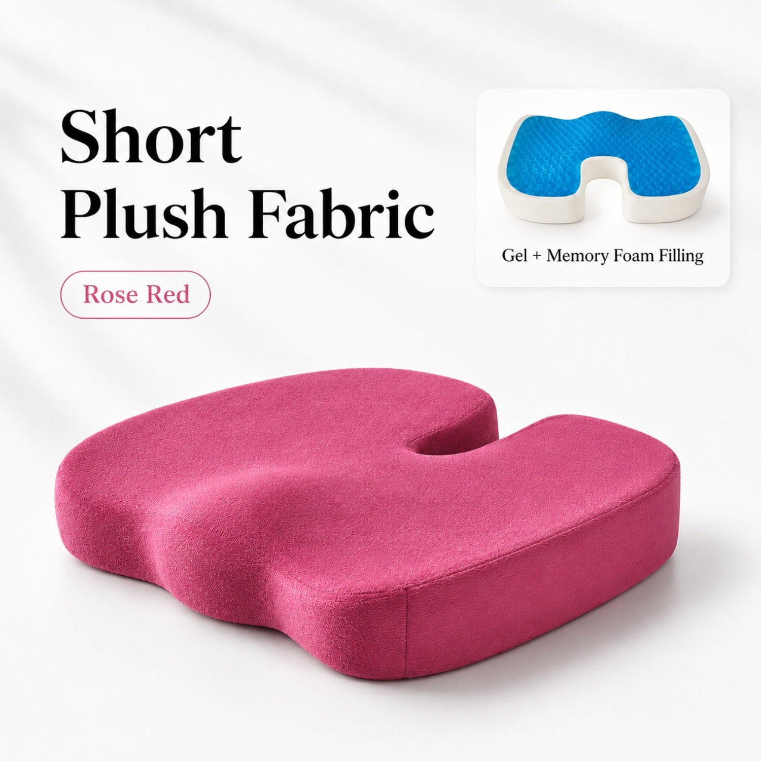 AutoComfort™ — Memory Foam Coccyx Seat Cushion Automotive Must