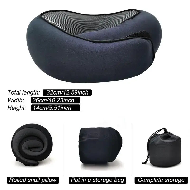 Adjustable Soft & Breathable Travel Neck Pillow