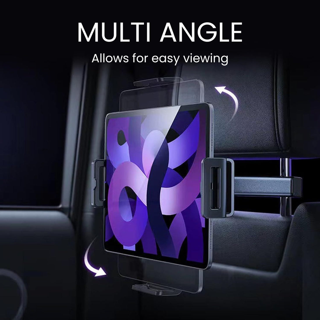 Car Back Seat Headrest Phone & Tablet Holder