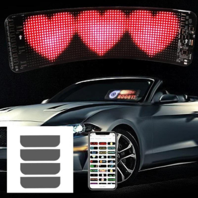 Flexible Scrolling LED Indicator Car Sign