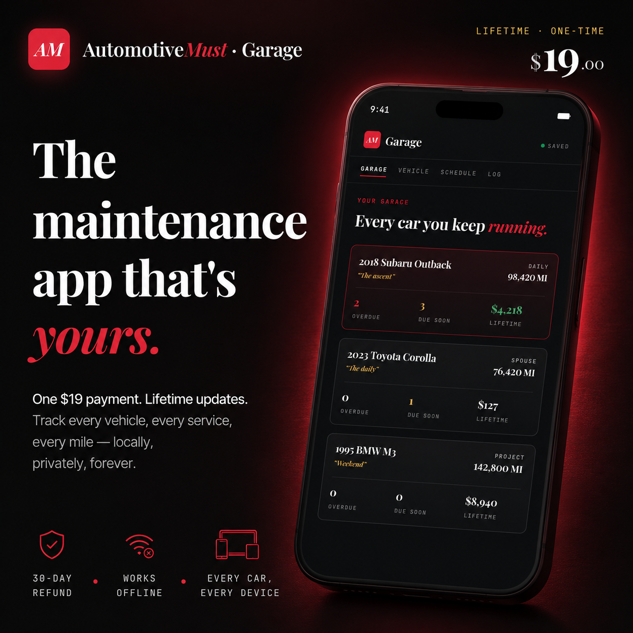 AutomotiveMust Garage — Lifetime License Automotive Must