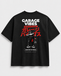 Midnight Raccoon: Built After Hours Heavyweight Boxy Tee Printify