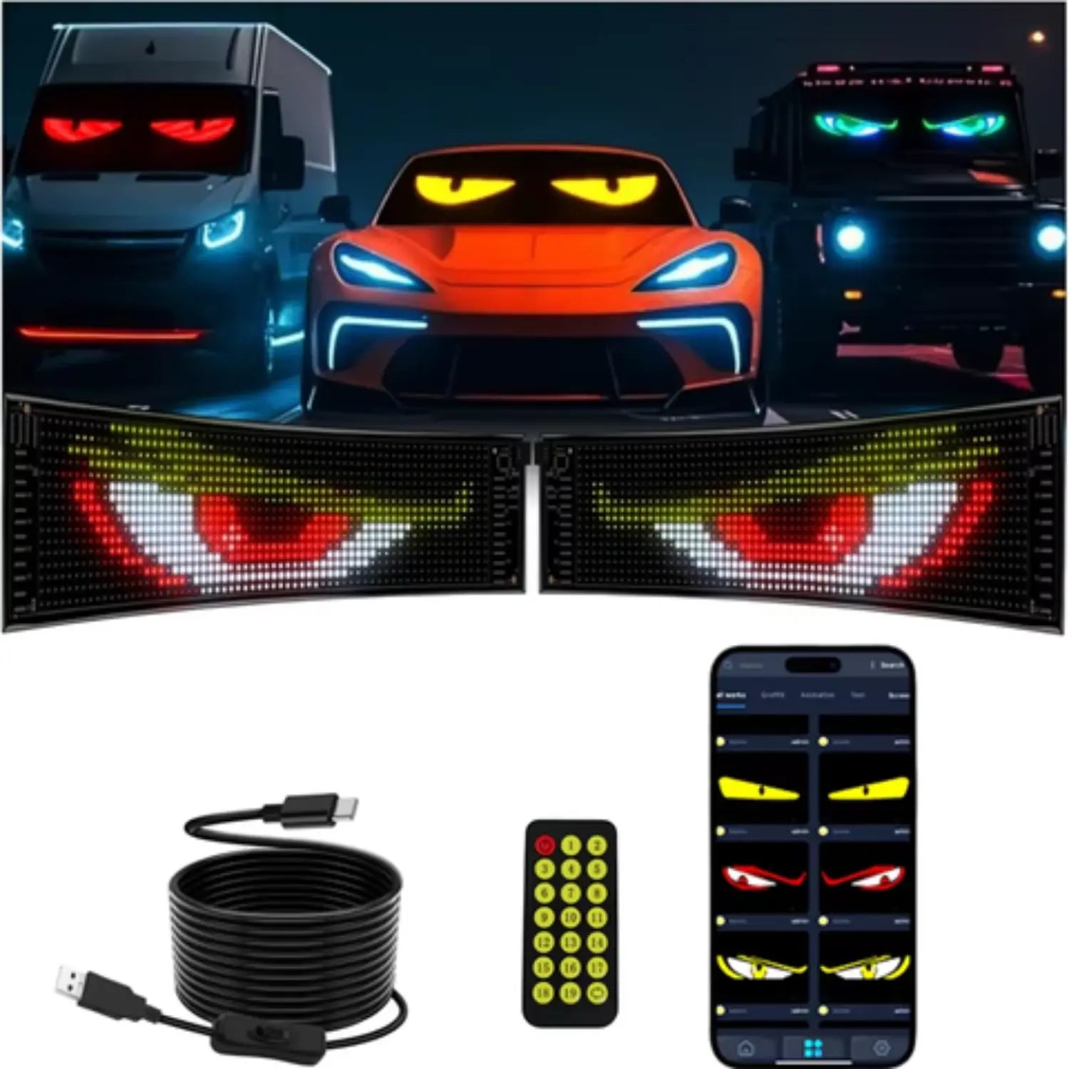 Home Car Gadgets & Tech FlexLED Display™ | Customizable Scrolling Indicator