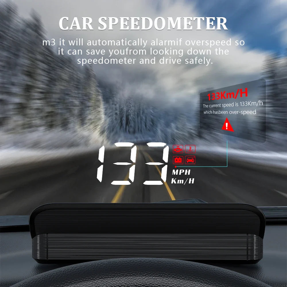 Universal Car Head-Up Display | Real-Time Driving Data