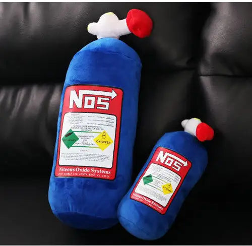 Comfy NOS Nitrogen Bottle Car Plush Pillows