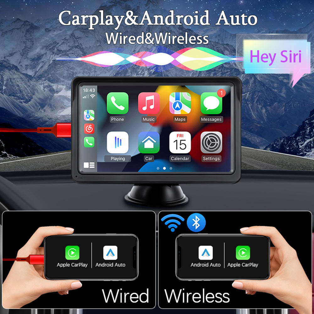 Portable Wireless Car Android Multimedia Video Player