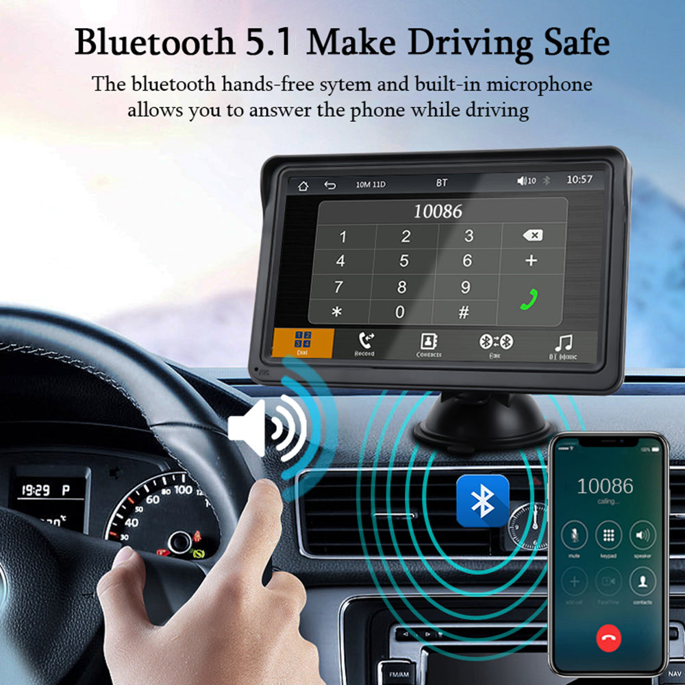 Portable Wireless Car Android Multimedia Video Player