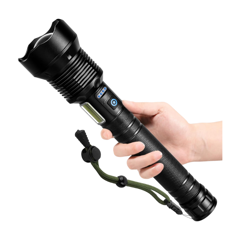 World's Strongest Handheld USB LED Flashlight