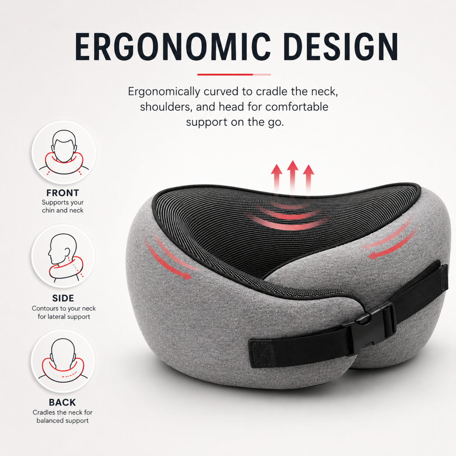 TravelCradle™ – Premium Travel Pillow Automotive Must