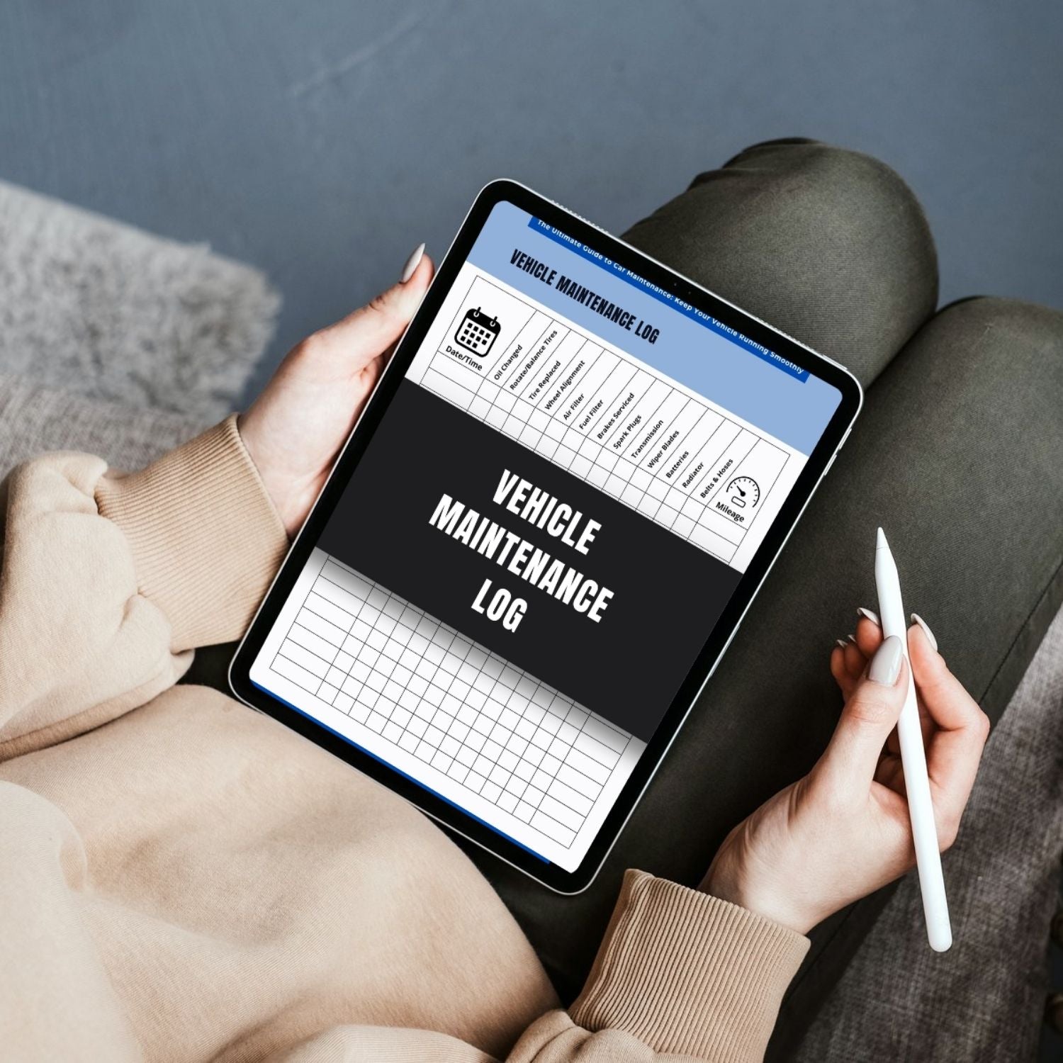 The Ultimate Guide to Car Maintenance + Log Book included - Automotive Must