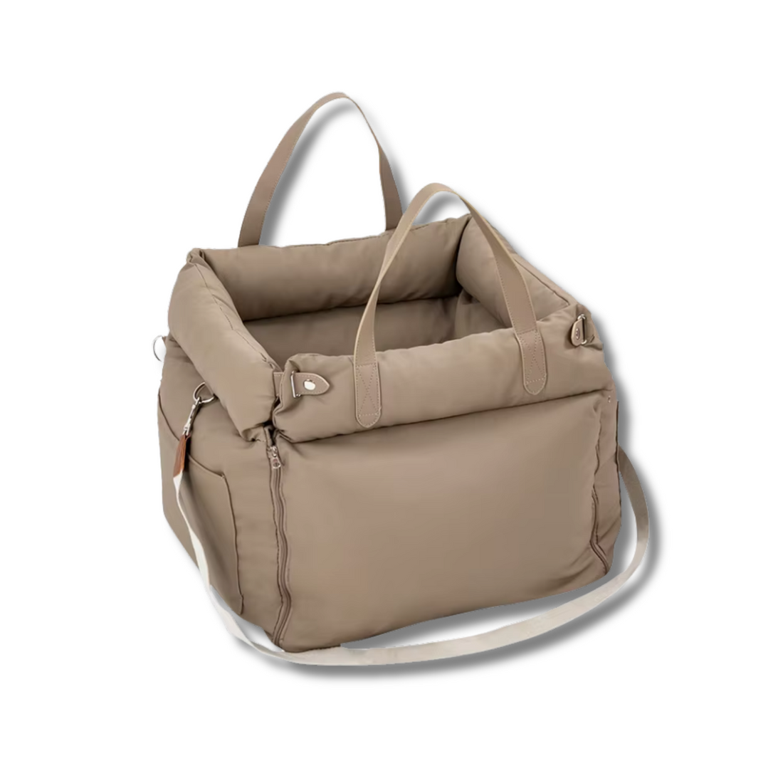 PawLuxe™ | Premium Faux Leather Pet Car Seat & Travel Bed