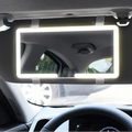 Car Sun Visor HD Mirror with Dimmable LED Lights - Automotive Must