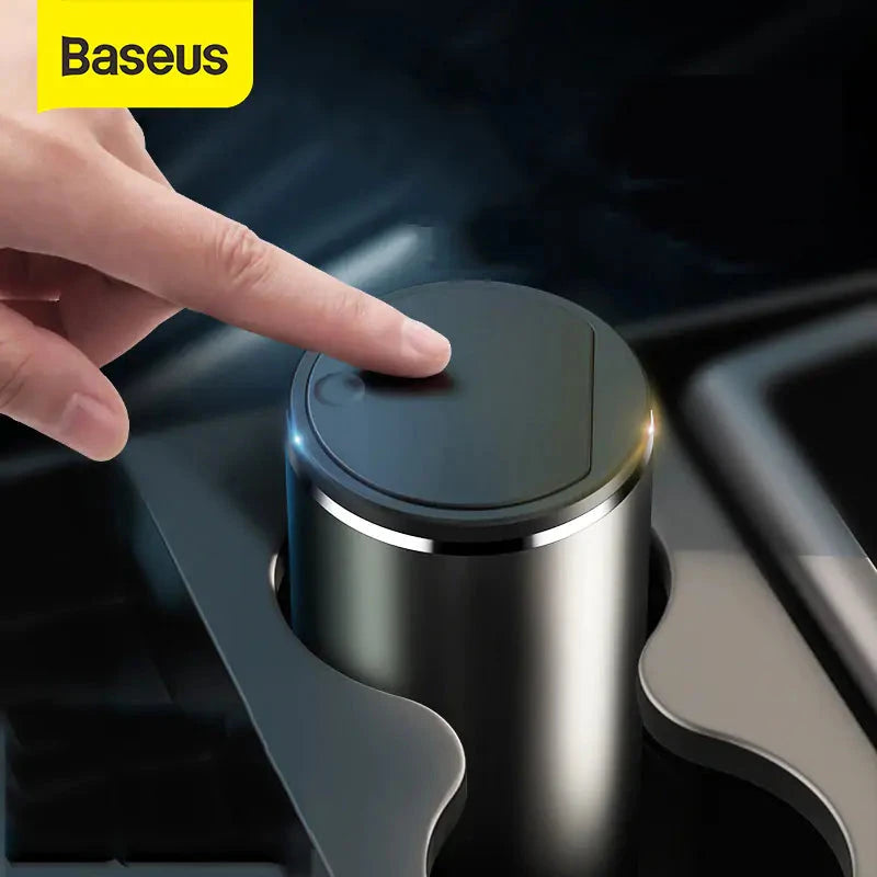 Portable Press-Down Car Garbage Bin - Automotive Must