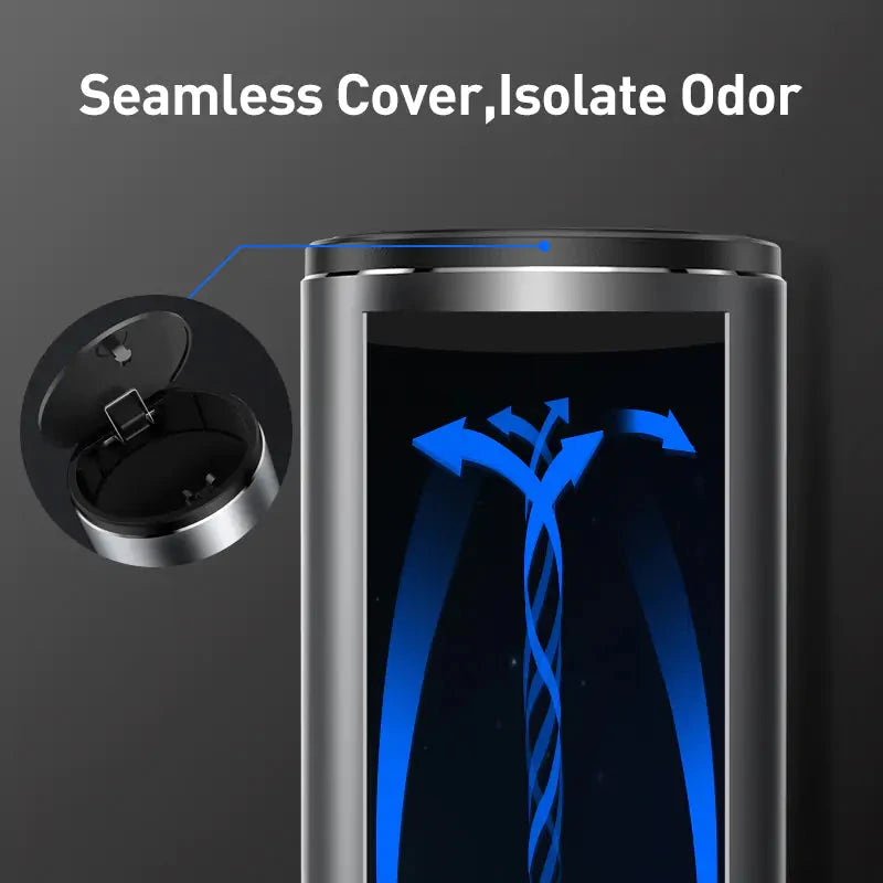 Portable Press-Down Car Garbage Bin - Automotive Must