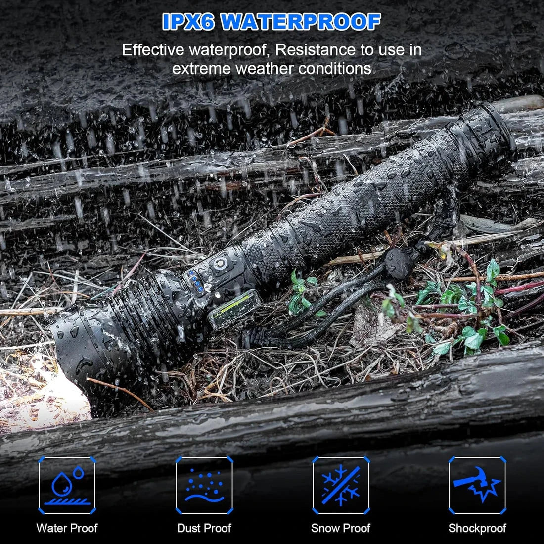 World's Strongest Handheld USB LED Flashlight