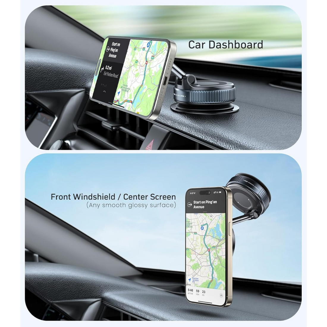 SteadyGrip 360™| Magnetic Ultra Vacuum Phone Mount