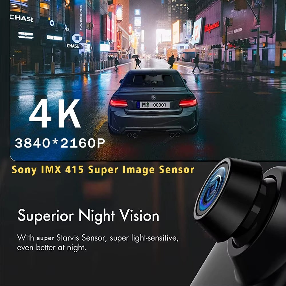 MirrorDrive Ultra 4K — 9.66" Wireless CarPlay Dash Cam Automotive Must