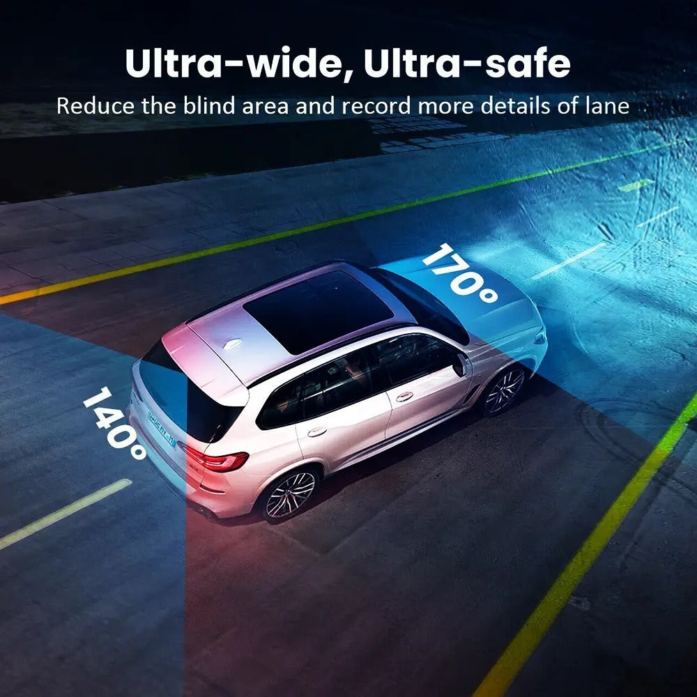 MirrorDrive Ultra 4K — 9.66" Wireless CarPlay Dash Cam Automotive Must
