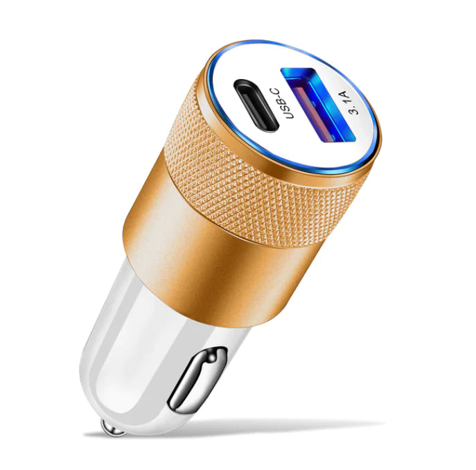 Olaf 68W Metal Alloy Adapter USB Car Charger