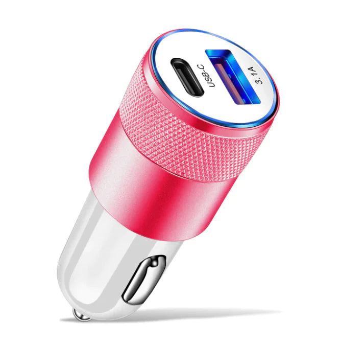 Olaf 68W Metal Alloy Adapter USB Car Charger